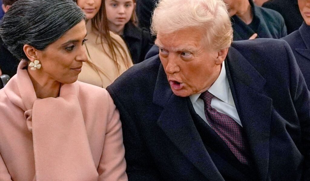Trump reads a children’s book on Usha Vance’s podcast, then riffs on past presidents and himself Trump reads a children’s book on Usha Vance’s podcast, then riffs on past presidents and himself