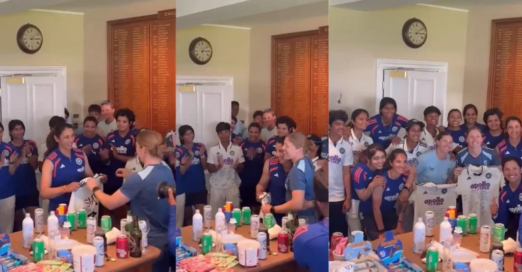 WATCH: India give emotional farewell to Heather Knight and Tammy Beaumont after historic Lord’s Test WATCH: India give emotional farewell to Heather Knight and Tammy Beaumont after historic Lord’s Test