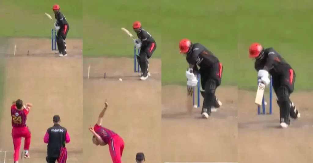 WATCH: Josh Tongue castles Rehan Ahmed with a peach as MSG crush BPH in The Hundred Men’s 2026 WATCH: Josh Tongue castles Rehan Ahmed with a peach as MSG crush BPH in The Hundred Men’s 2026