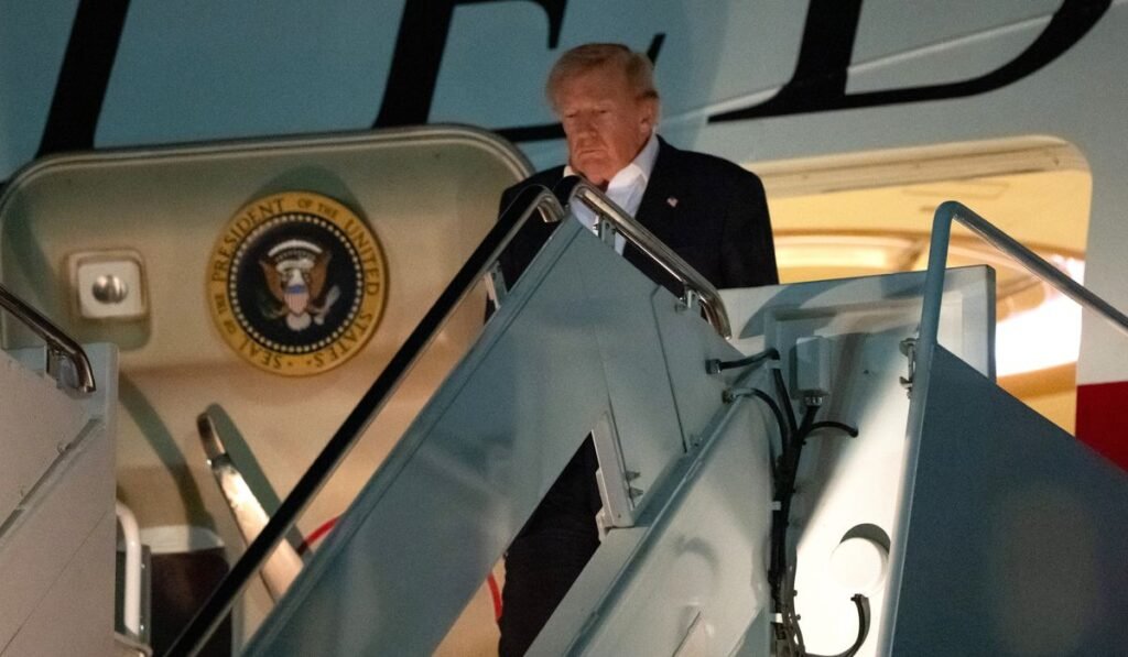 White House says Air Force One switch was ‘misdirection’ because of potential threats White House says Air Force One switch was ‘misdirection’ because of potential threats