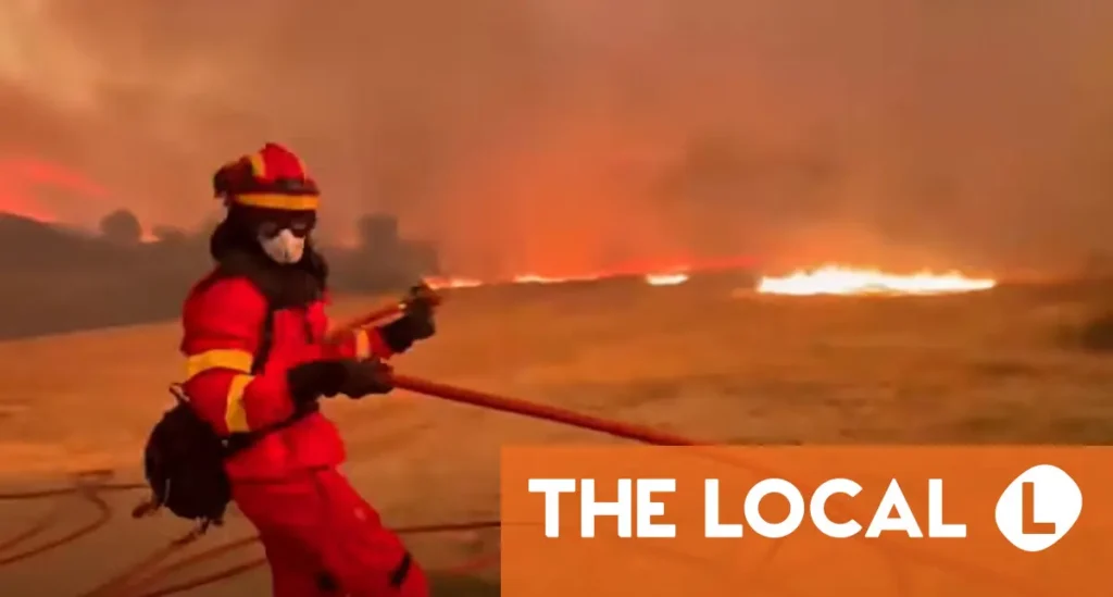 Wildfire scorches 12,000 hectares north of Madrid: Spanish authorities