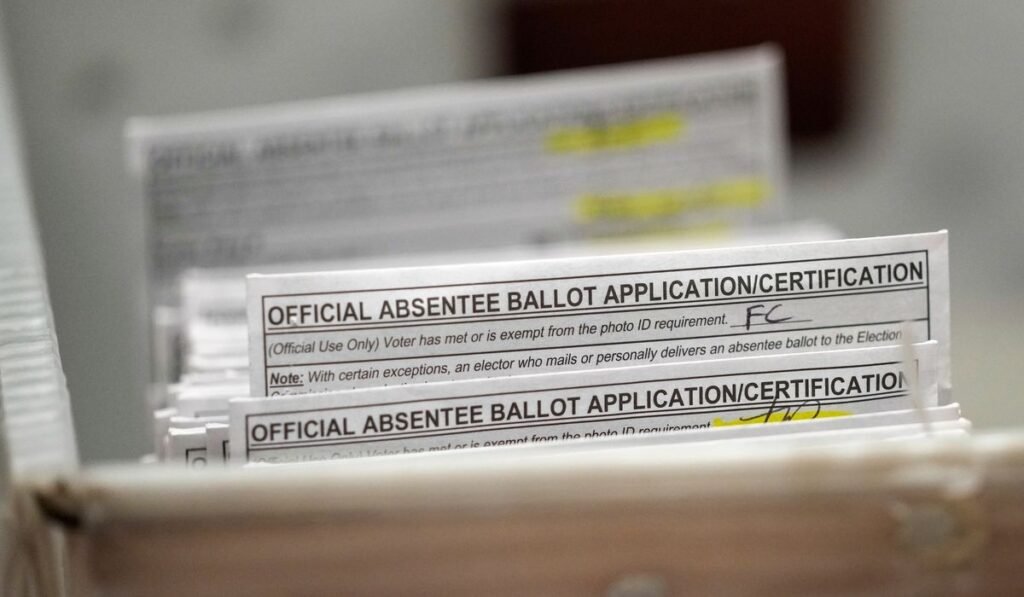 Wisconsin Democrats want to allow absentee voters to cast a new primary ballot Wisconsin Democrats want to allow absentee voters to cast a new primary ballot