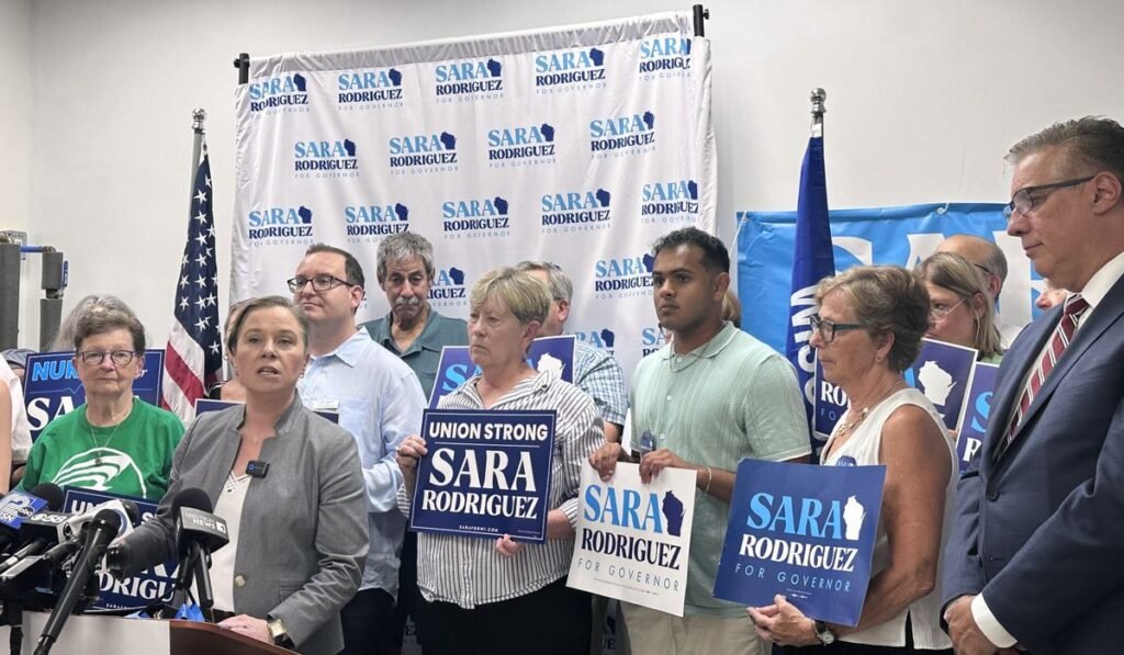 Wisconsin Lt. Gov. Sara Rodriguez quits Democratic governor’s race over campaign finance problems Wisconsin Lt. Gov. Sara Rodriguez quits Democratic governor’s race over campaign finance problems