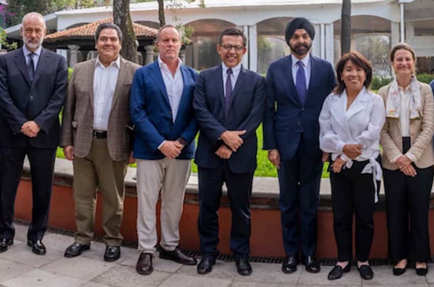 World Bank president is in Mexico to boost economic development World Bank president is in Mexico to boost economic development