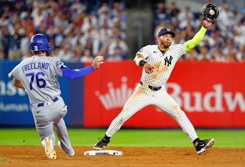 Yanquis y Dodgers dividen triunfos en doble jornada; jonrón 14 de Chisholm Jr Yanquis y Dodgers dividen triunfos en doble jornada; jonrón 14 de Chisholm Jr