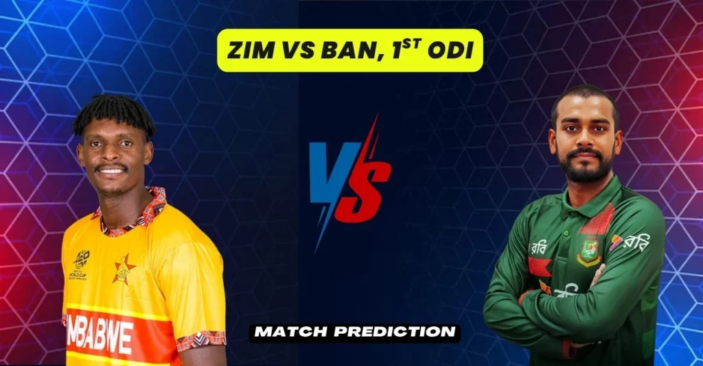 ZIM vs BAN, 1st ODI Match Prediction: Who will win today’s game between Zimbabwe and Bangladesh? ZIM vs BAN, 1st ODI Match Prediction: Who will win today’s game between Zimbabwe and Bangladesh?