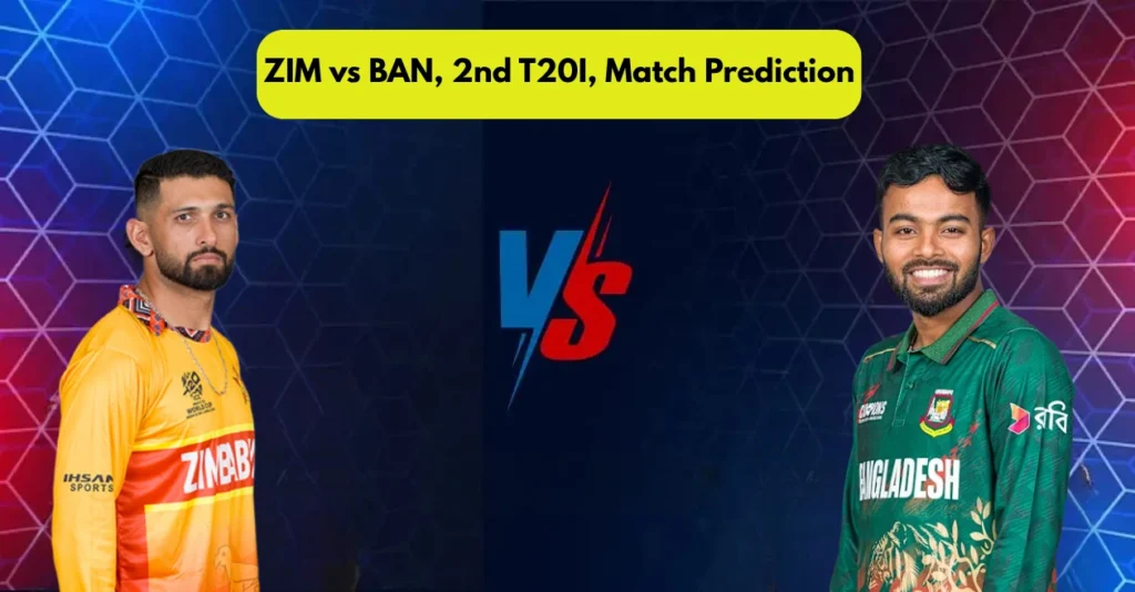 ZIM vs BAN, 2nd T20I, Match Prediction: Who will win today’s game between Zimbabwe and Bangladesh? ZIM vs BAN, 2nd T20I, Match Prediction: Who will win today’s game between Zimbabwe and Bangladesh?