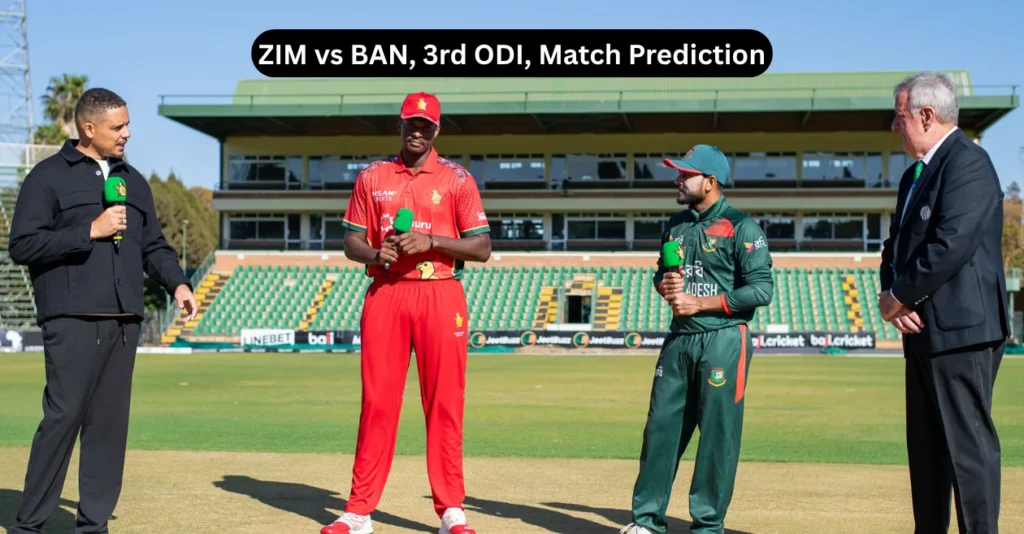 ZIM vs BAN, 3rd ODI, Match Prediction: Who will win today’s game between Zimbabwe and Bangladesh?