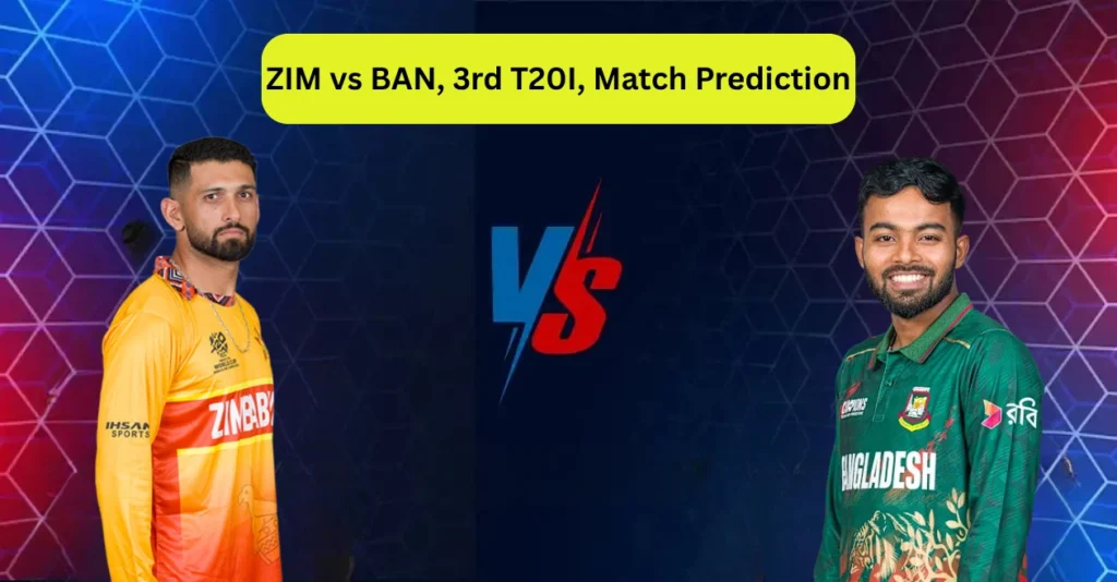 ZIM vs BAN, 3rd T20I, Match Prediction: Who will win today’s game between Zimbabwe and Bangladesh? ZIM vs BAN, 3rd T20I, Match Prediction: Who will win today’s game between Zimbabwe and Bangladesh?