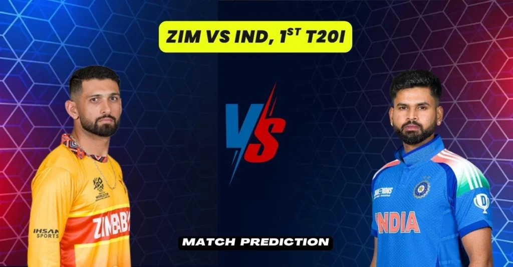 ZIM vs IND, 1st T20I Match Prediction: Who will win today’s game between Zimbabwe and India?