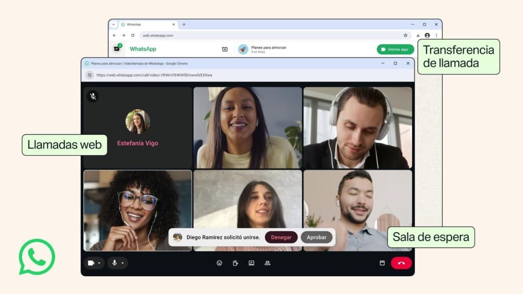 las videollamadas llegan a los ordenadores vía web, y hay más novedades