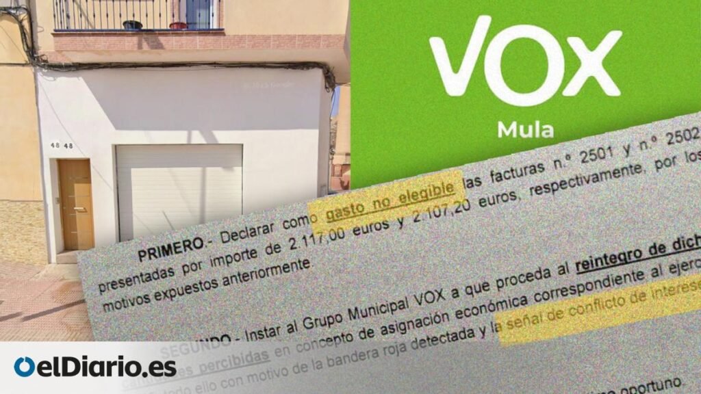 tendrán que devolver 4.224 euros de dinero público por alquilar un edificio familiar como sede en Mula