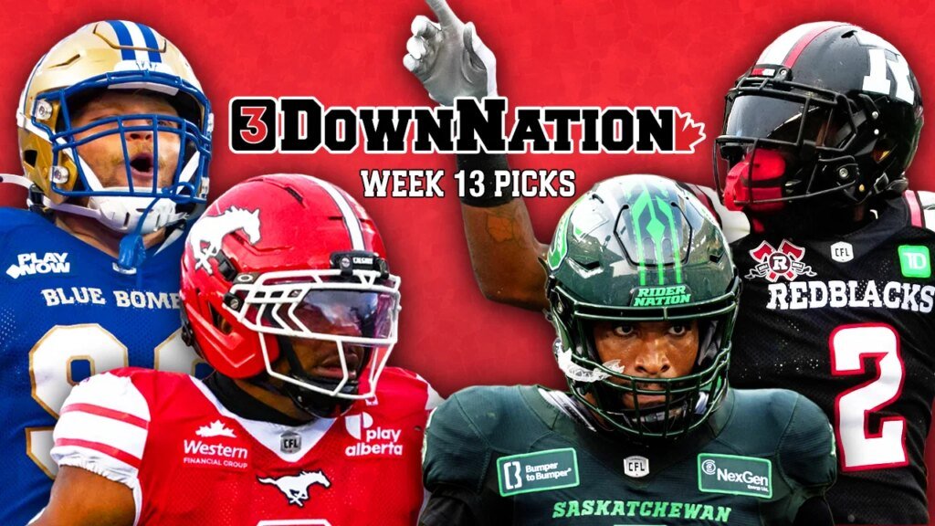 3DownNation CFL picks straight-up & against the spread: Week 13 3DownNation CFL picks straight-up & against the spread: Week 13