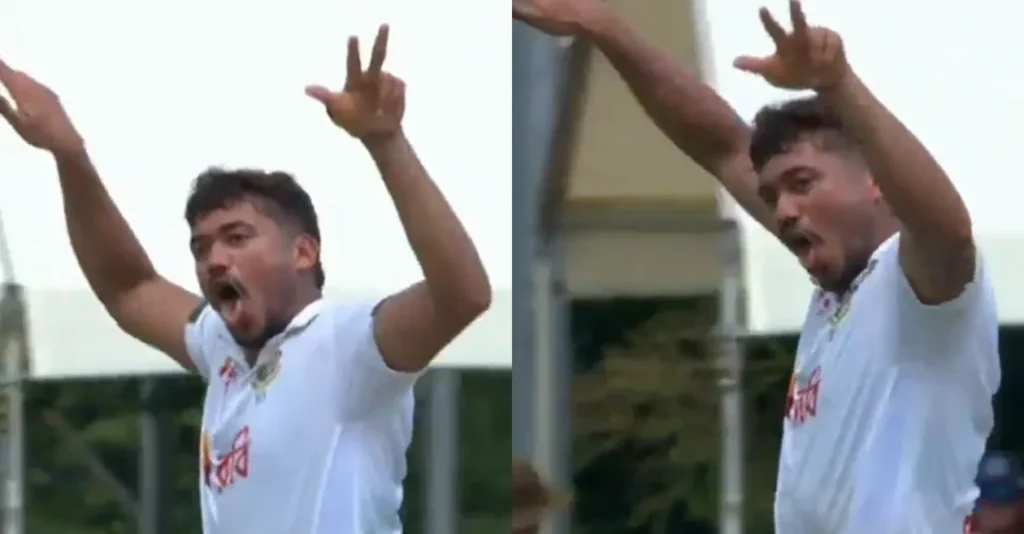 AUS vs BAN [WATCH]: Taskin Ahmed pulls off bizarre celebration after dismissing Cameron Green on Day 1 of 1st Test