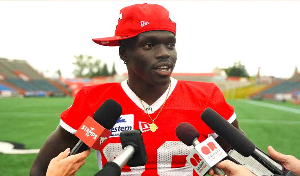 Ajou Ajou wasn’t sure he’d get CFL second chance prior to Calgary Stampeders debut Ajou Ajou wasn't sure he'd get CFL second chance prior to Calgary Stampeders debut