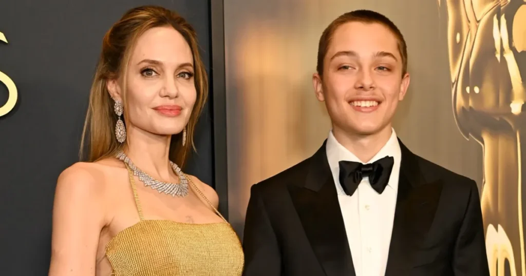 Angelina Jolie, Brad Pitt's Son Knox Debuts Spiked Red Hair