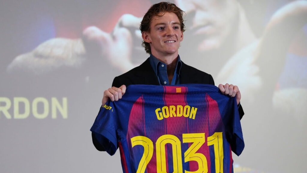 Anthony Gordon makes instant impact as LaLiga champions begin campaign in style Anthony Gordon makes instant impact as LaLiga champions begin campaign in style