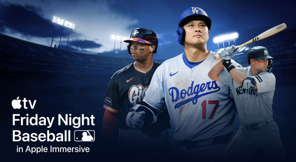 Apple streaming Friday Night Baseball on Apple Vision Pro Apple streaming Friday Night Baseball on Apple Vision Pro