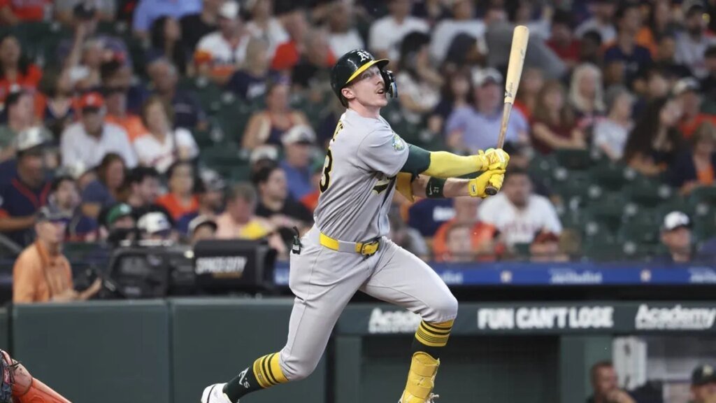 Athletics stage 7-run rally to sting Astros in rubber match Athletics stage 7-run rally to sting Astros in rubber match