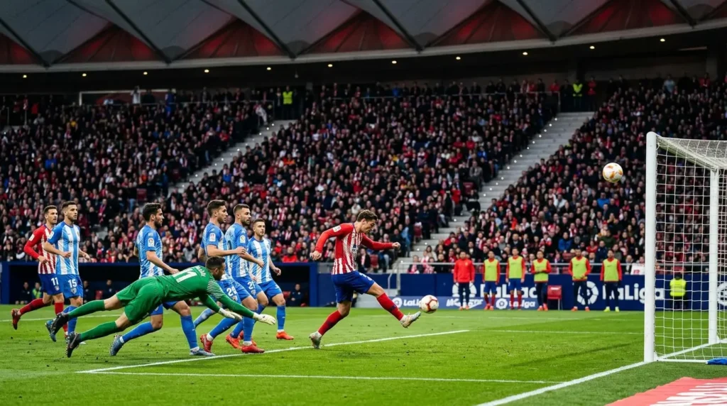Atletico Madrid 2-0 Malaga: Lee and Baena score Atletico Madrid 2-0 Malaga: Lee and Baena score