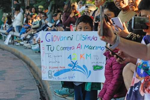 “Aunque termines la carrera al último, el esfuerzo es el mismo” “Aunque termines la carrera al último, el esfuerzo es el mismo”