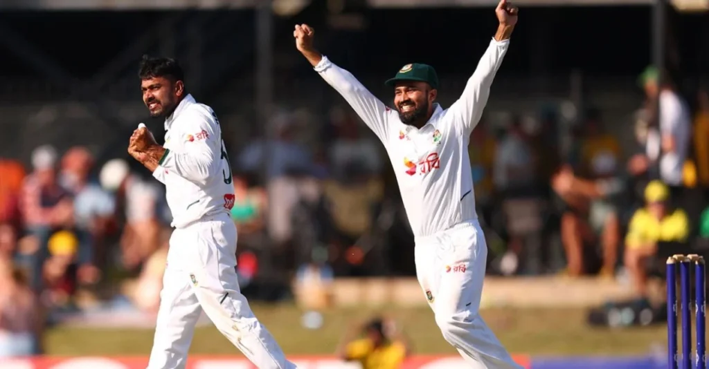 Bangladesh tighten grip as Australia stumble on Day 3 of Darwin Test