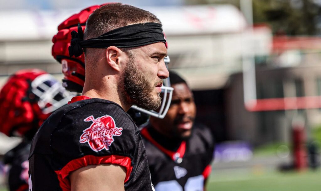 Ben Labrosse surprising Calgary Stampeders with strong play Ben Labrosse surprising Calgary Stampeders with strong play