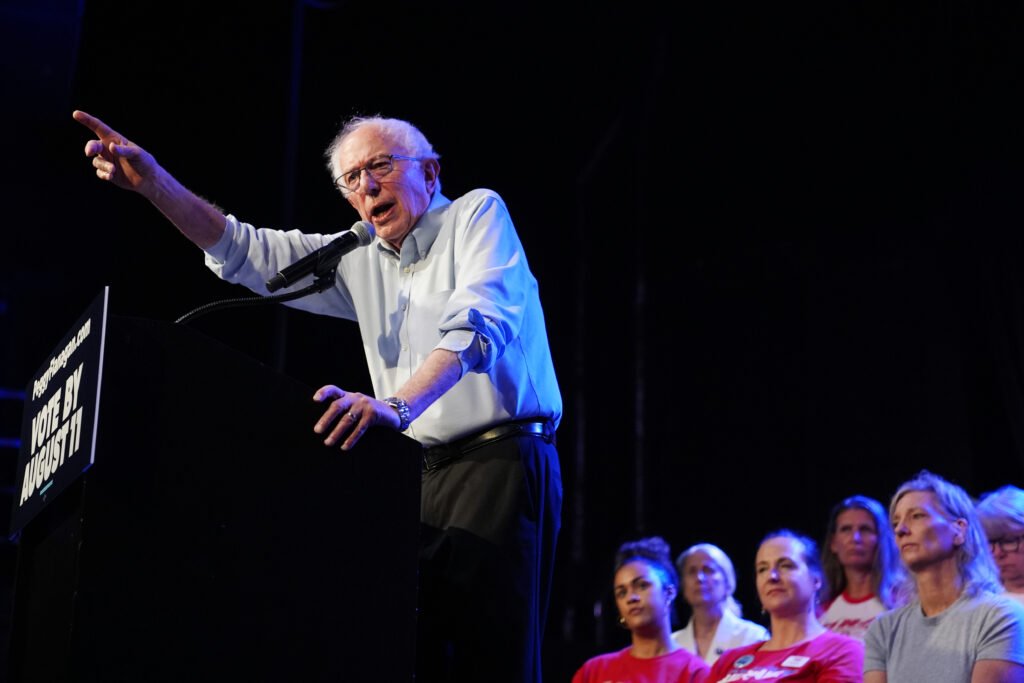 Bernie Sanders has a response for progressives upset over Hong’s loss in Wisconsin Bernie Sanders has a response for progressives upset over Hong’s loss in Wisconsin