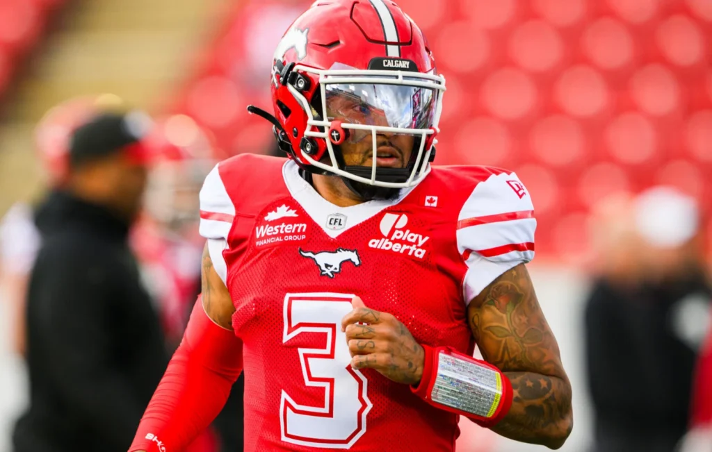 Calgary Stampeders QB Vernon Adams Jr. leaves game against Lions, doesn't return