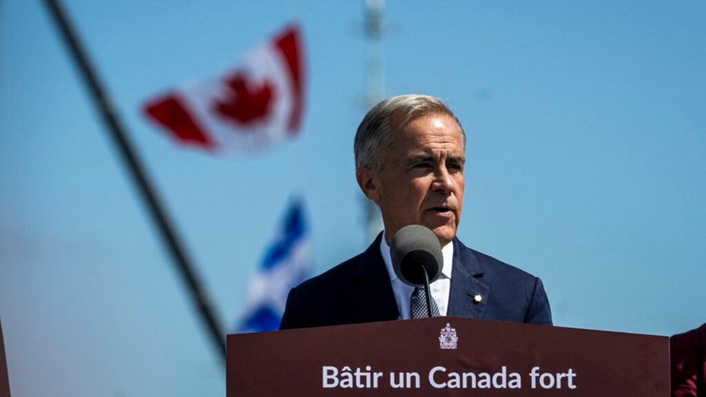 Canada hits back at U.S. with tariffs as trade war deepens : NPR