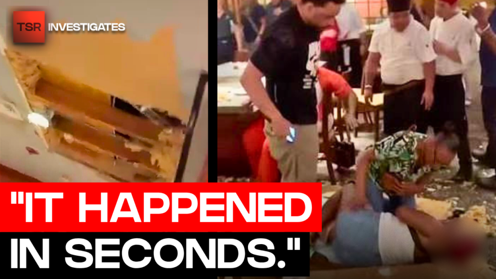 Ceiling Collapses On Woman At Hibachi Restaurant (WATCH)