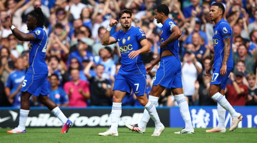 Chelsea storm into dominant lead against Brighton
