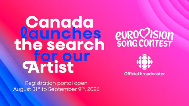 Contest to represent Canada at Eurovision now open Contest to represent Canada at Eurovision now open
