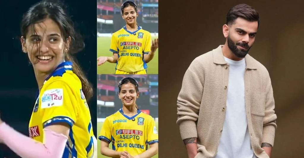 DPL sensation Medhavi Bidhuri makes a special request to Virat Kohli DPL sensation Medhavi Bidhuri makes a special request to Virat Kohli