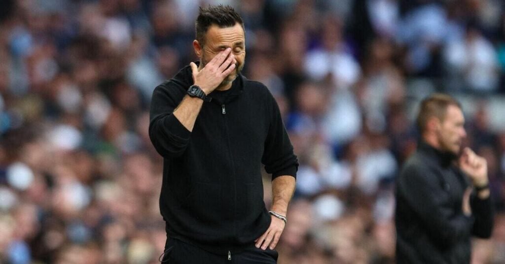 De Zerbi ‘will not panic’ despite Tottenham’s winless Premier League start De Zerbi 'will not panic' despite Tottenham's winless Premier League start