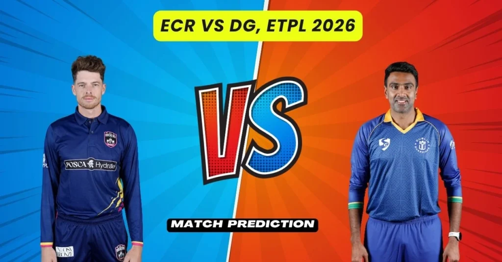 ECR vs DG, ETPL 2026, Match Prediction: Who will win today’s game between Edinburgh Castle Rockers and Dublin Guardians? ECR vs DG, ETPL 2026, Match Prediction: Who will win today’s game between Edinburgh Castle Rockers and Dublin Guardians?