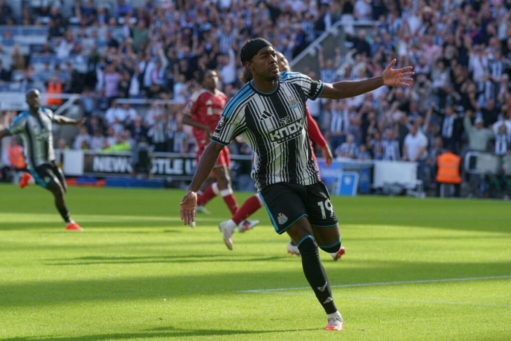Elanga breaks deadlock for Newcastle against Liverpool