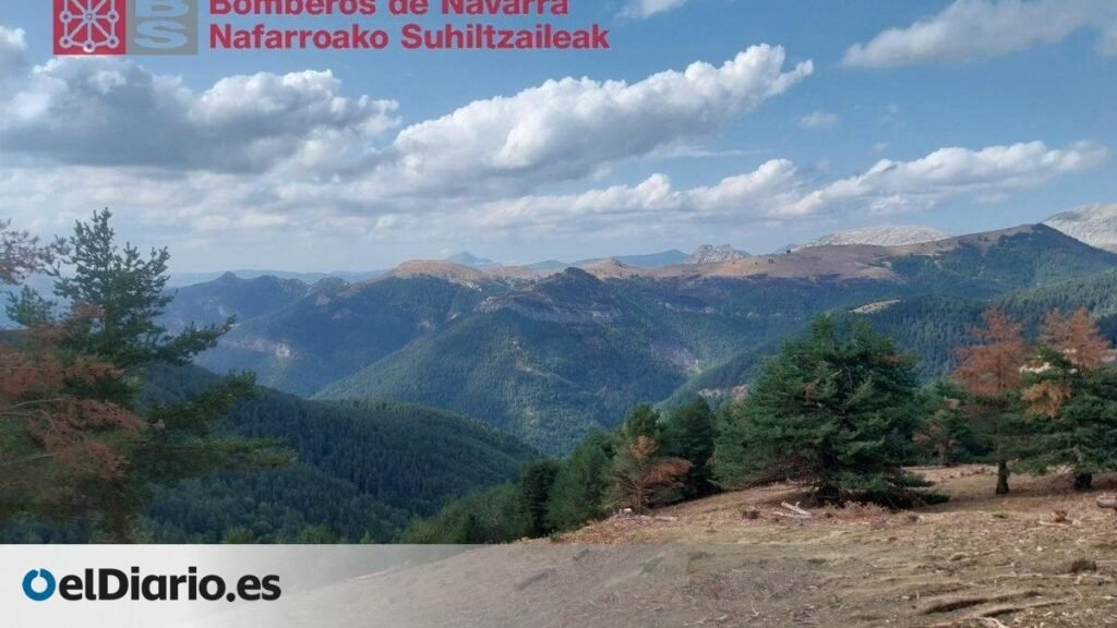 Estabilizado el incendio forestal en la zona de Urzainki Estabilizado el incendio forestal en la zona de Urzainki