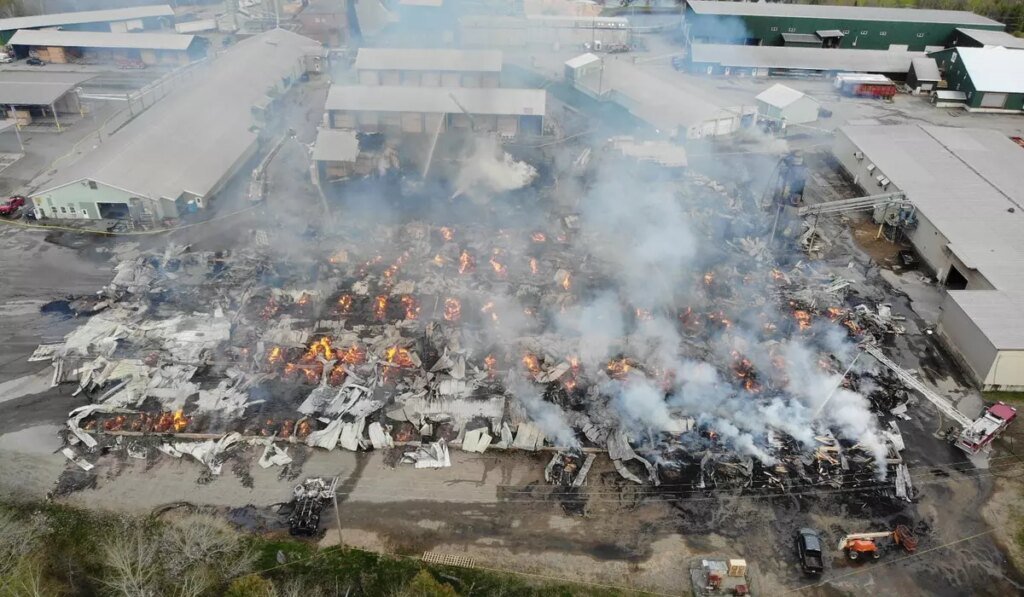 Federal report says firefighting tactics at Maine lumber mill explosion aided the blast