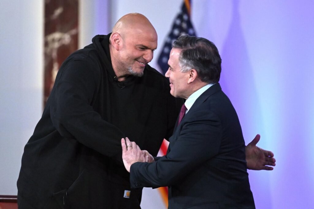 Fetterman denies plans to leave party despite Israel warning