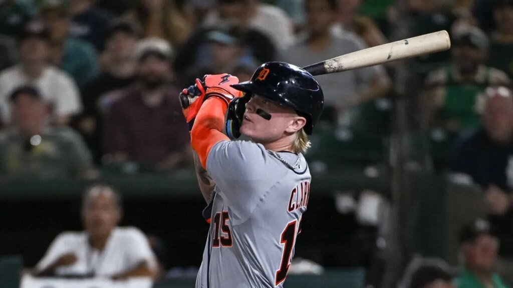 Fresh off stellar MLB debut, Tigers’ Max Clark looks for encore vs. A’s Fresh off stellar MLB debut, Tigers' Max Clark looks for encore vs. A's