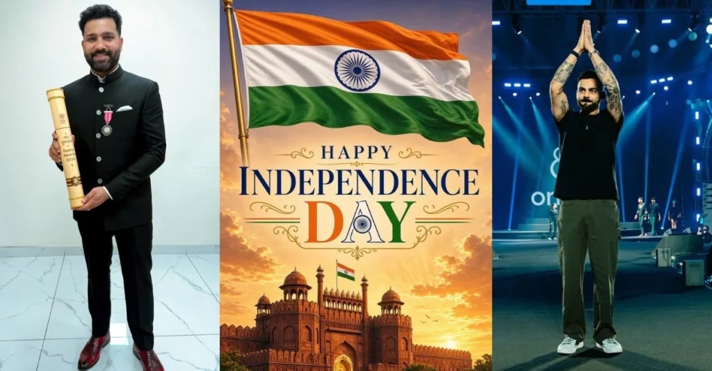 From Rohit Sharma to Virat Kohli: Cricket stars celebrate India’s 80th Independence Day From Rohit Sharma to Virat Kohli: Cricket stars celebrate India’s 80th Independence Day