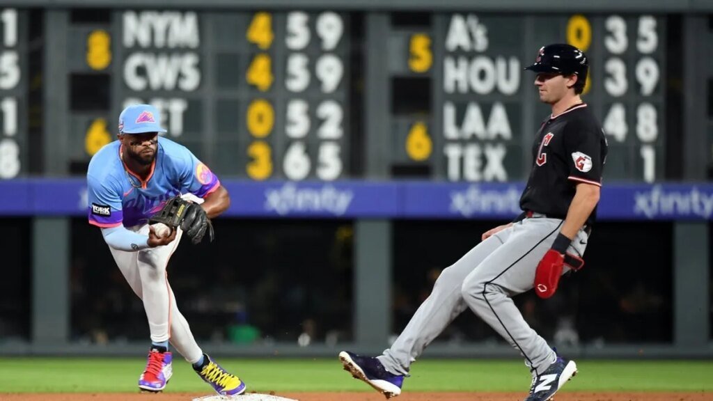 Guardians out to take series from struggling Rockies Guardians out to take series from struggling Rockies