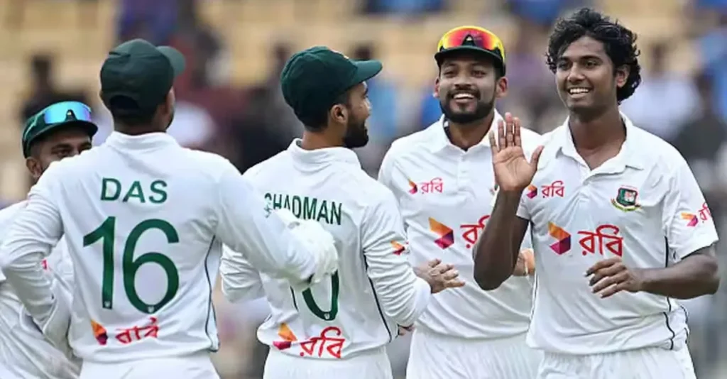 Hasan Mahmud’s six-wicket haul puts Bangladesh on top as Australia stumble on Day 1 of first Test Hasan Mahmud’s six-wicket haul puts Bangladesh on top as Australia stumble on Day 1 of first Test