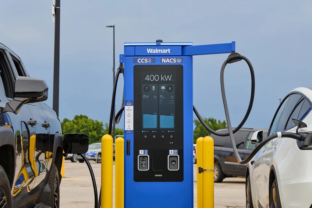 Inside Walmart’s push to build its own EV charging network Inside Walmart’s push to build its own EV charging network