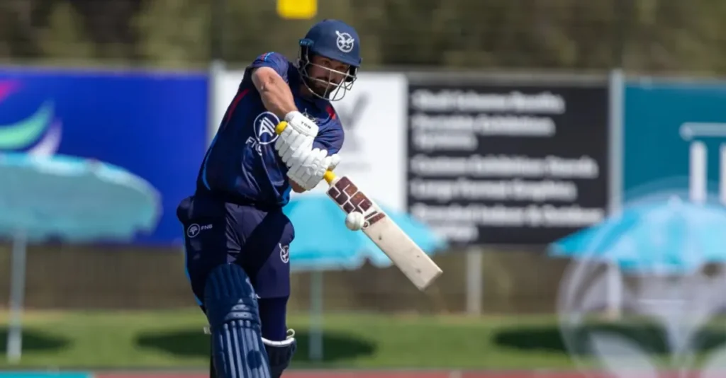 Jan Frylinck’s brilliant half-century powers Namibia to stunning win over South Africa in tri-series opener Jan Frylinck’s brilliant half-century powers Namibia to stunning win over South Africa in tri-series opener