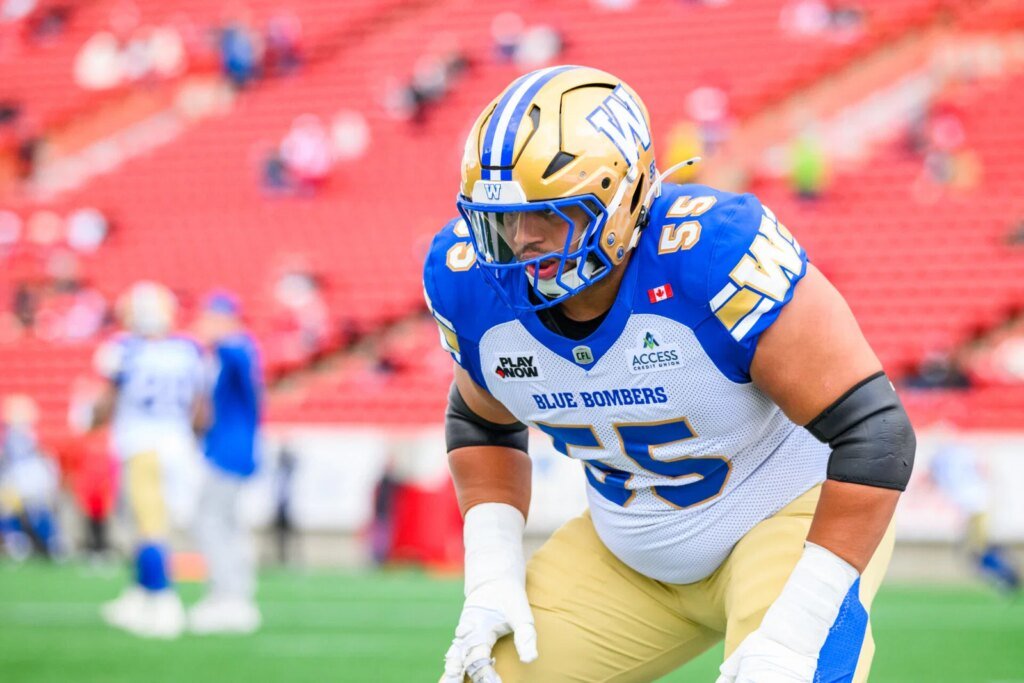 Jarell Broxton returns to practice with Winnipeg Blue Bombers