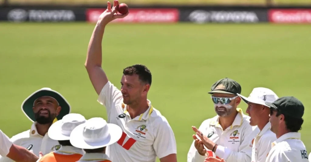 Josh Hazlewood joins Australia’s elite 300-Test-wicket club during Darwin Test