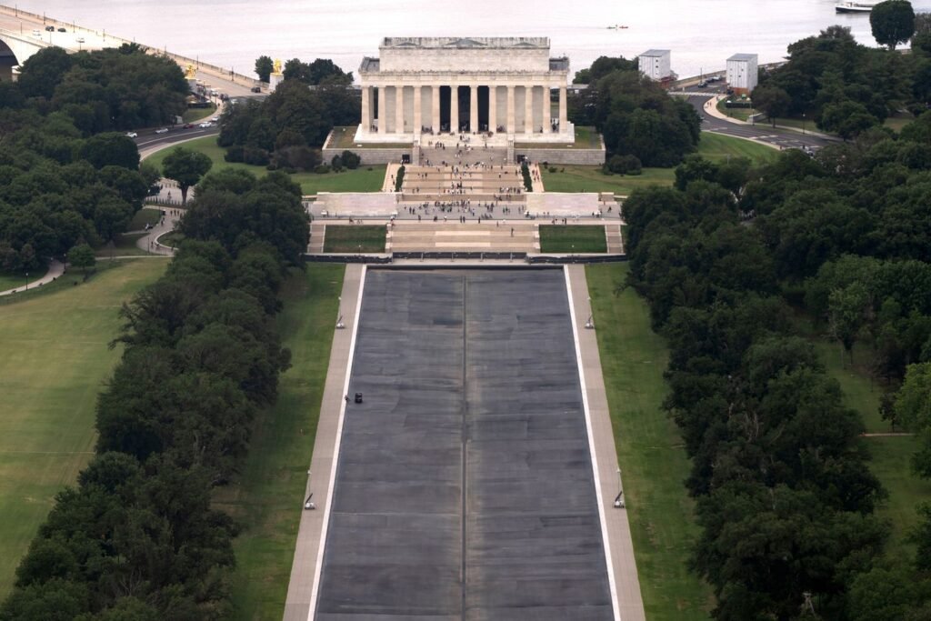 Justice Department moves to drop case against ex-Olympian charged with damaging Reflecting Pool