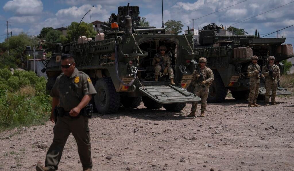 Justice Dept. says U.S. troops can arrest illegal immigrants beyond military property near border Justice Dept. says U.S. troops can arrest illegal immigrants beyond military property near border